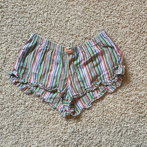 Victoria's Secret Red and Pink High Waist Sleep Shorts - Picture 1 of 6